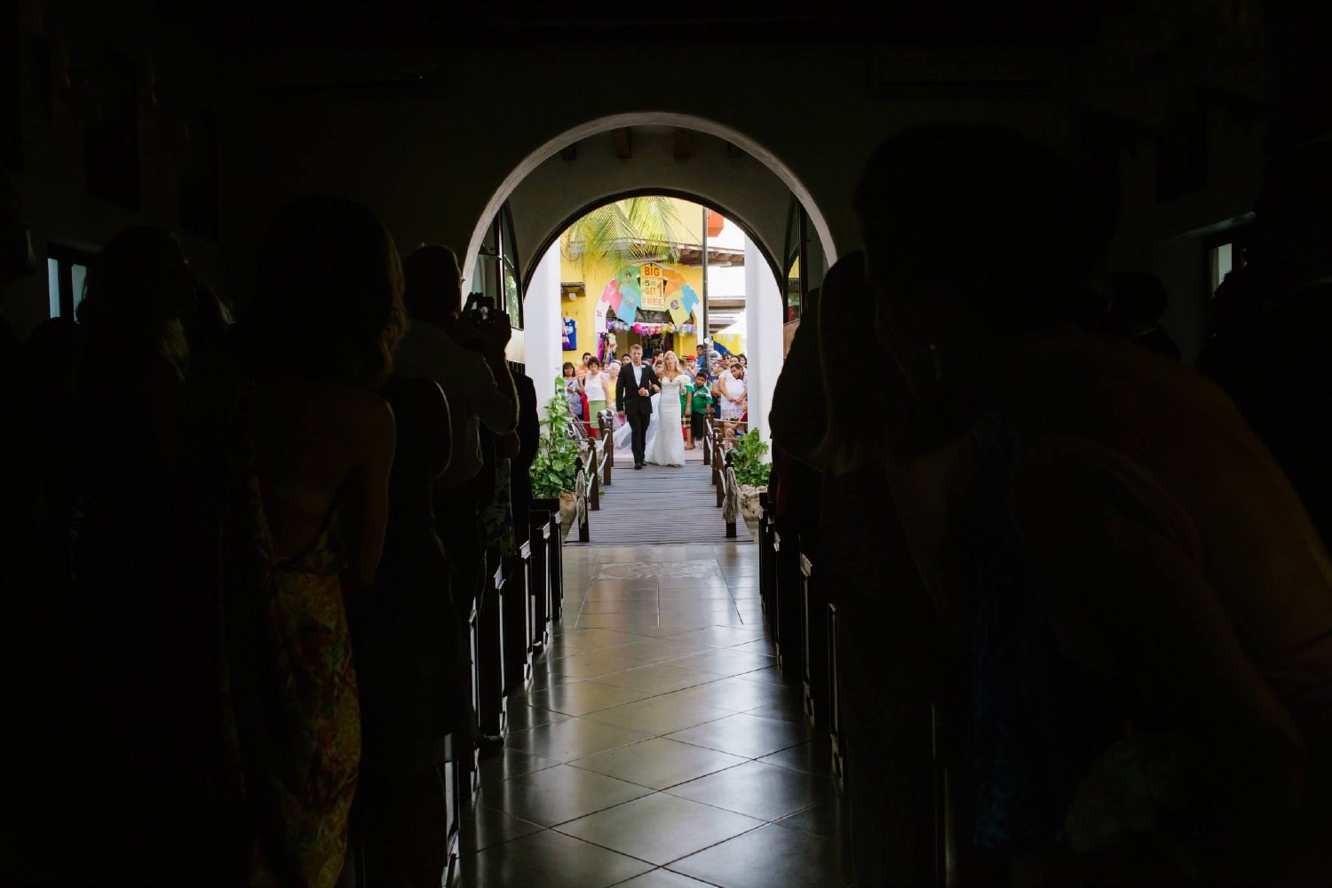 Wedding ceremony at Playacard Palace.