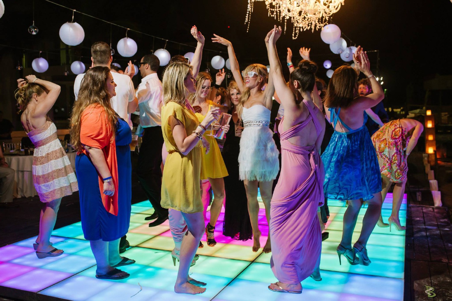 Destination wedding at Playacard Palace.