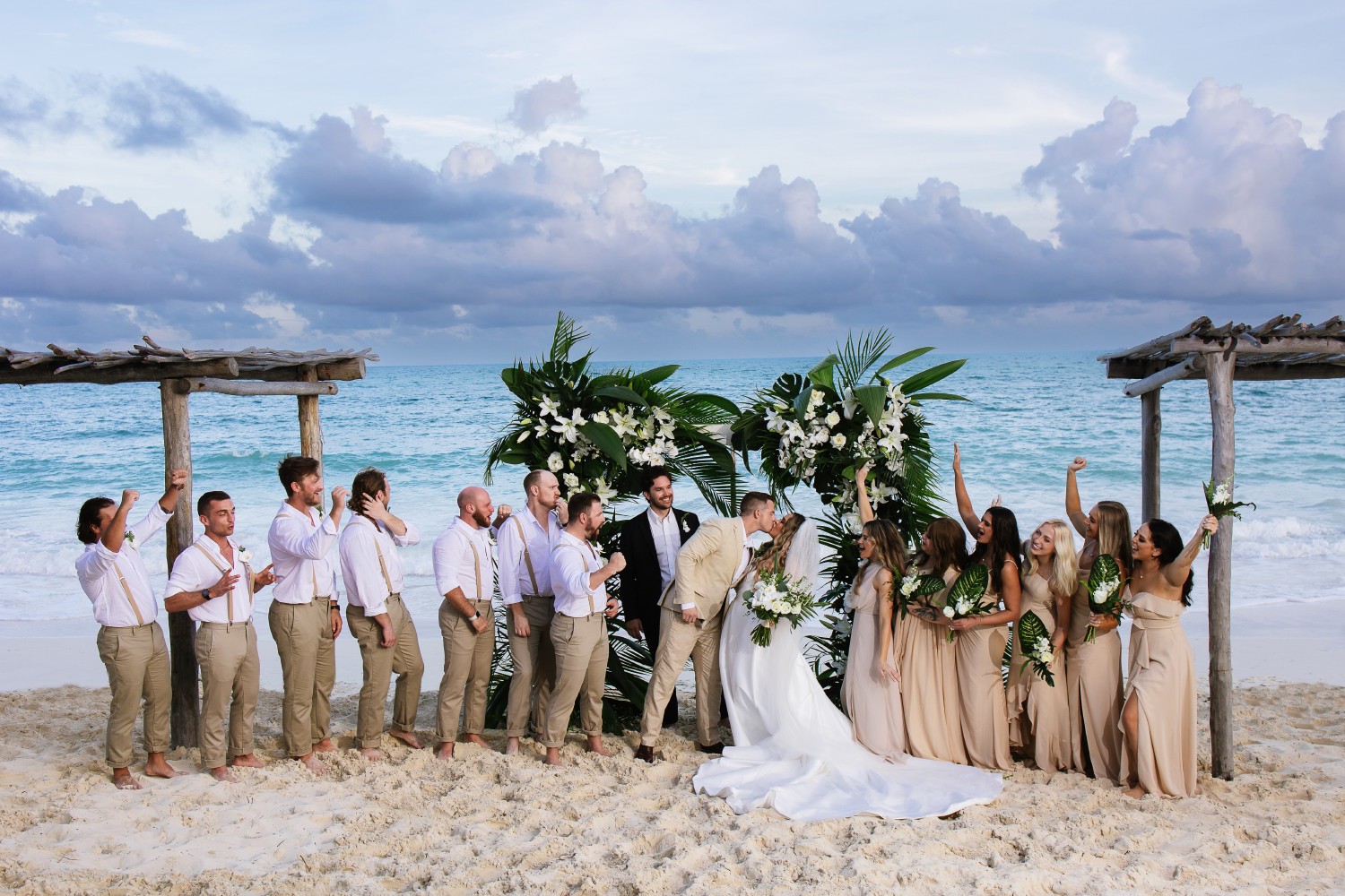 Destination wedding at Punta Blanca.