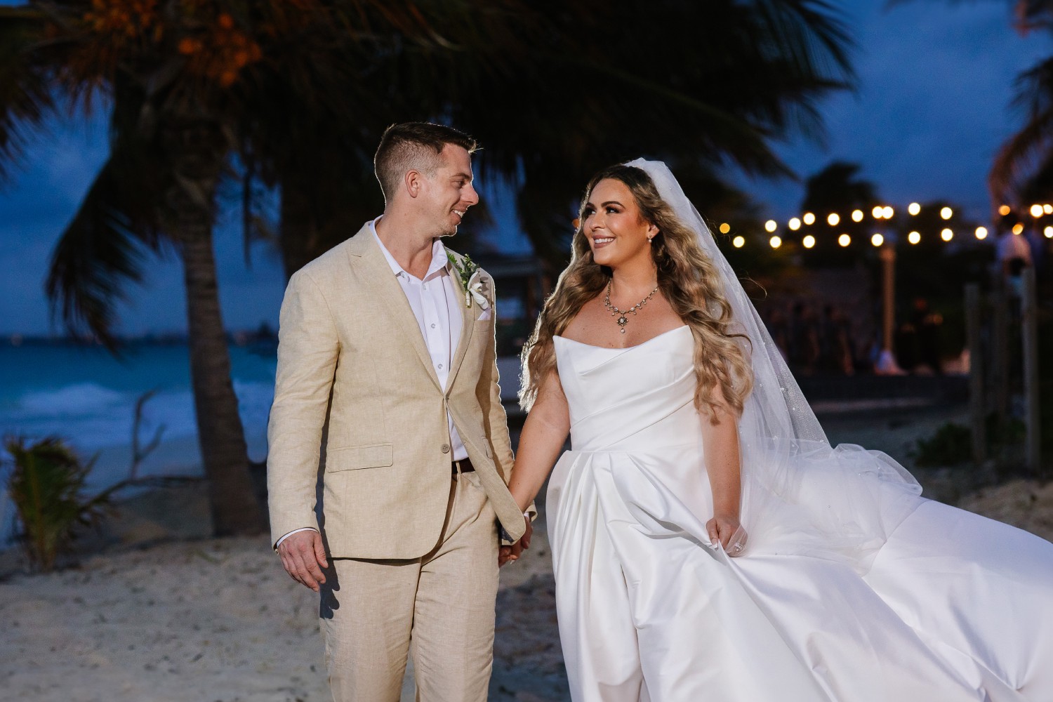 Wedding ceremony at Punta Blanca.