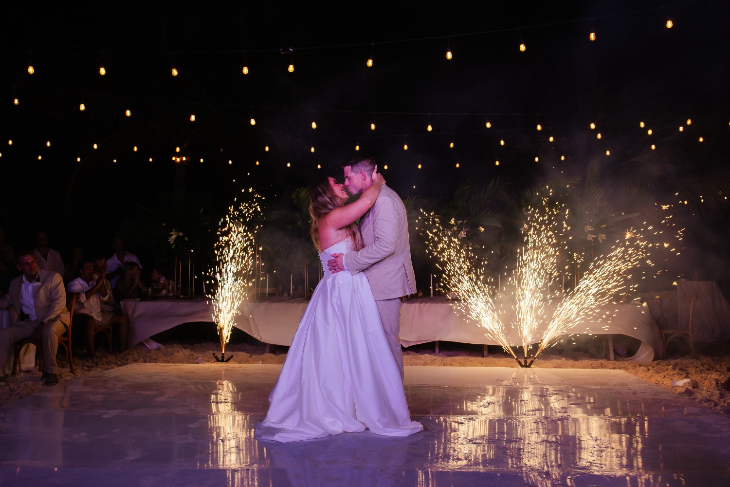 Wedding photos at Punta Blanca.