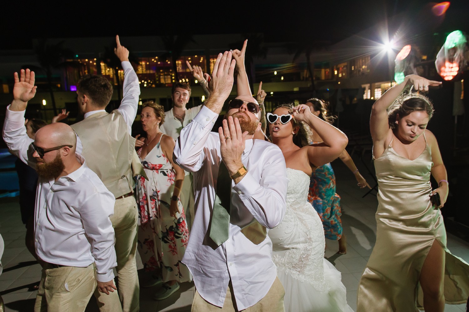 Wedding reception at Riu Costa Mujeres Wedding reception at Riu Costa Mujeres.