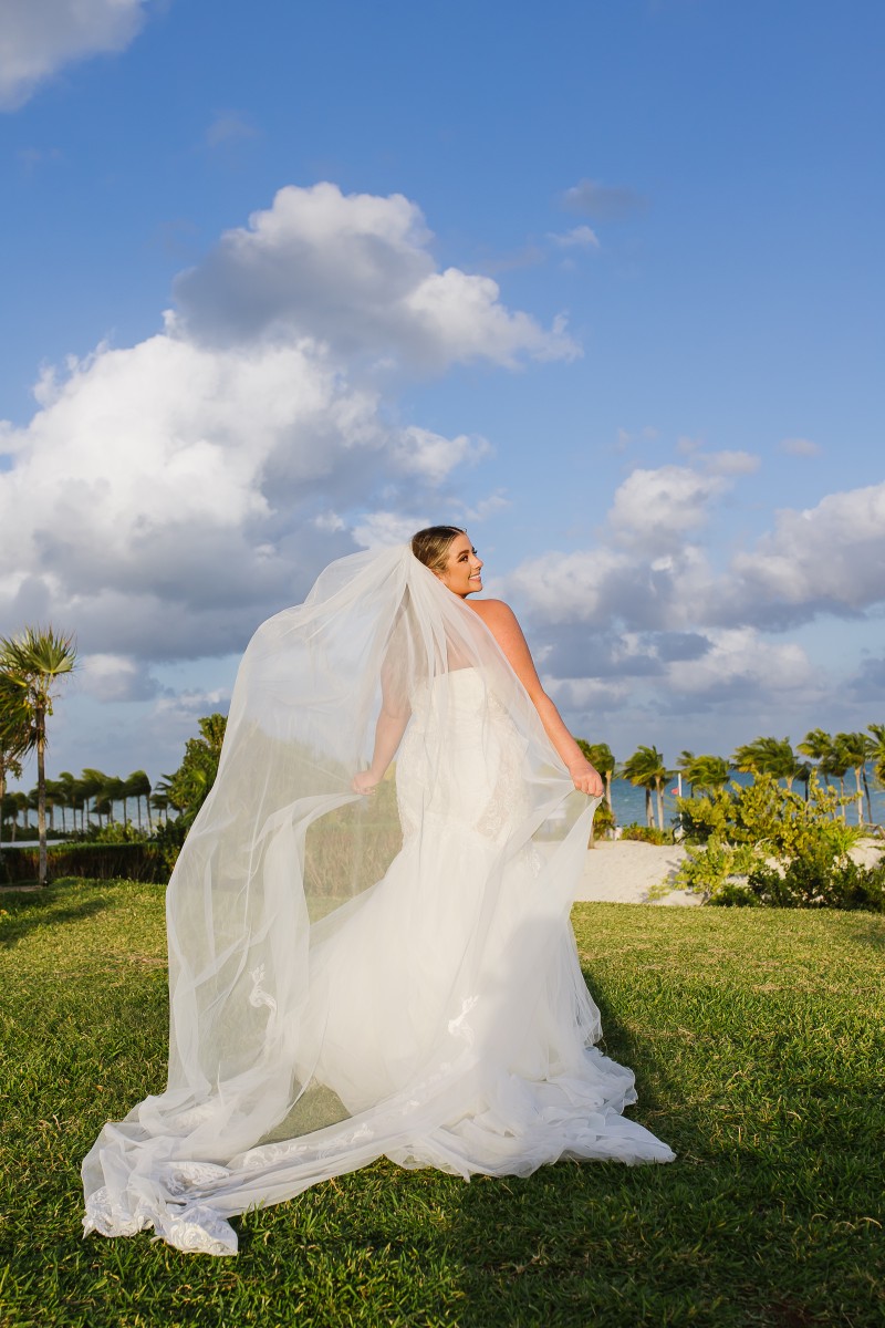 Bride and Groom at Riu Costa Mujeres Bride and Groom at Riu Costa Mujeres.