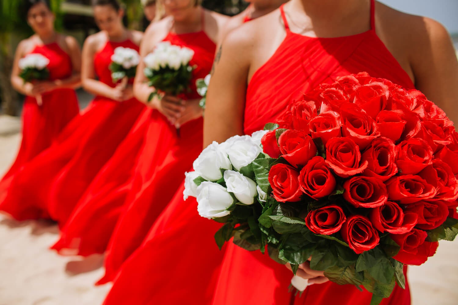 Wedding photos at Riviera Maya.