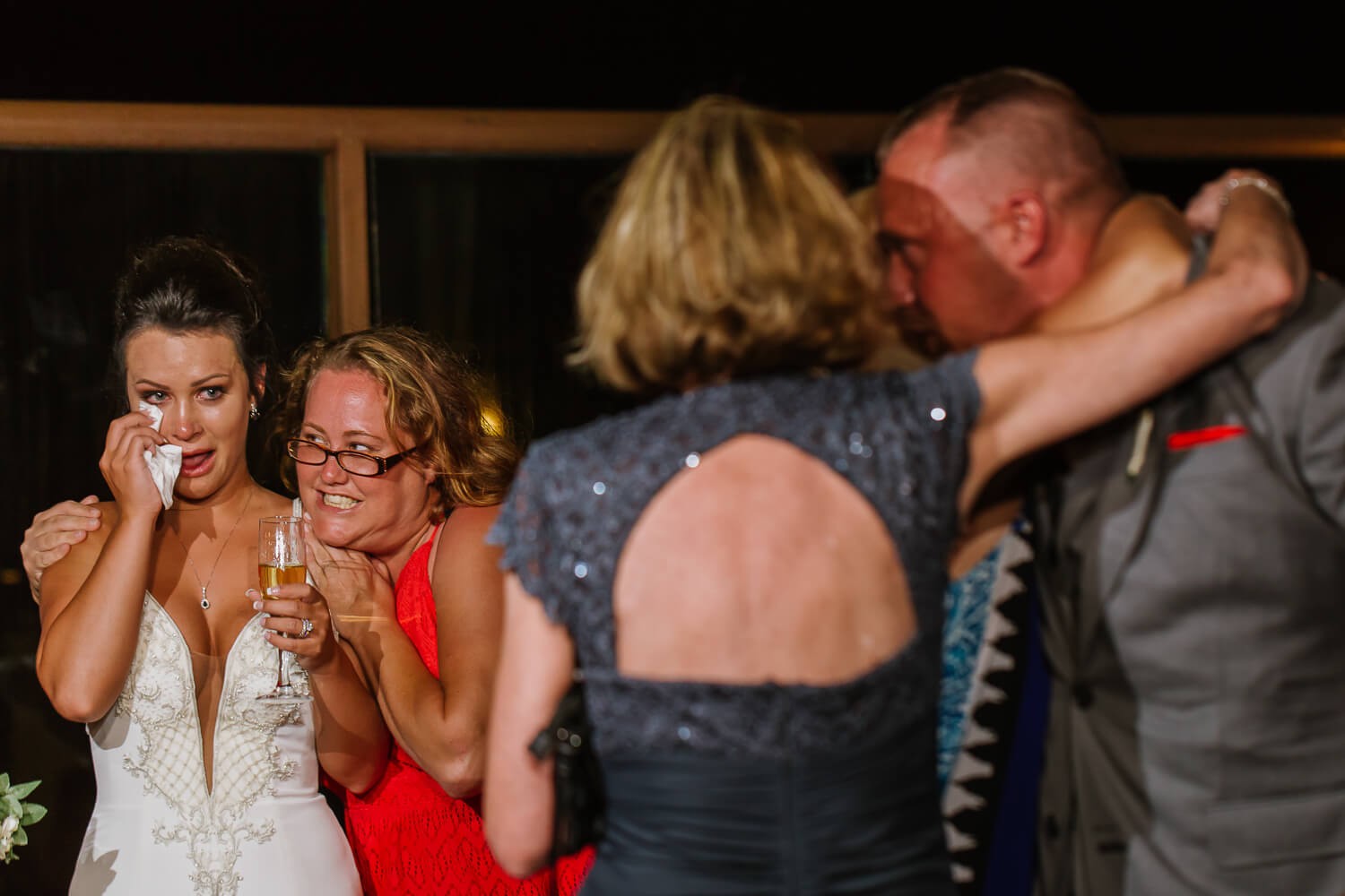 Wedding reception at Riviera Maya.