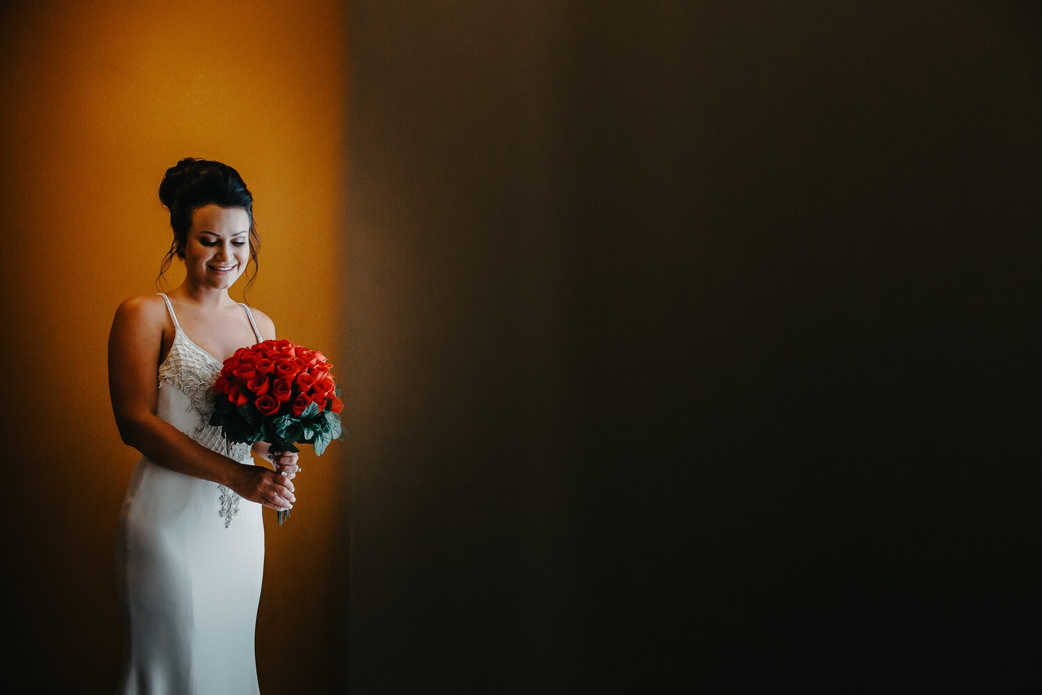 Bride getting ready at Riviera Maya.