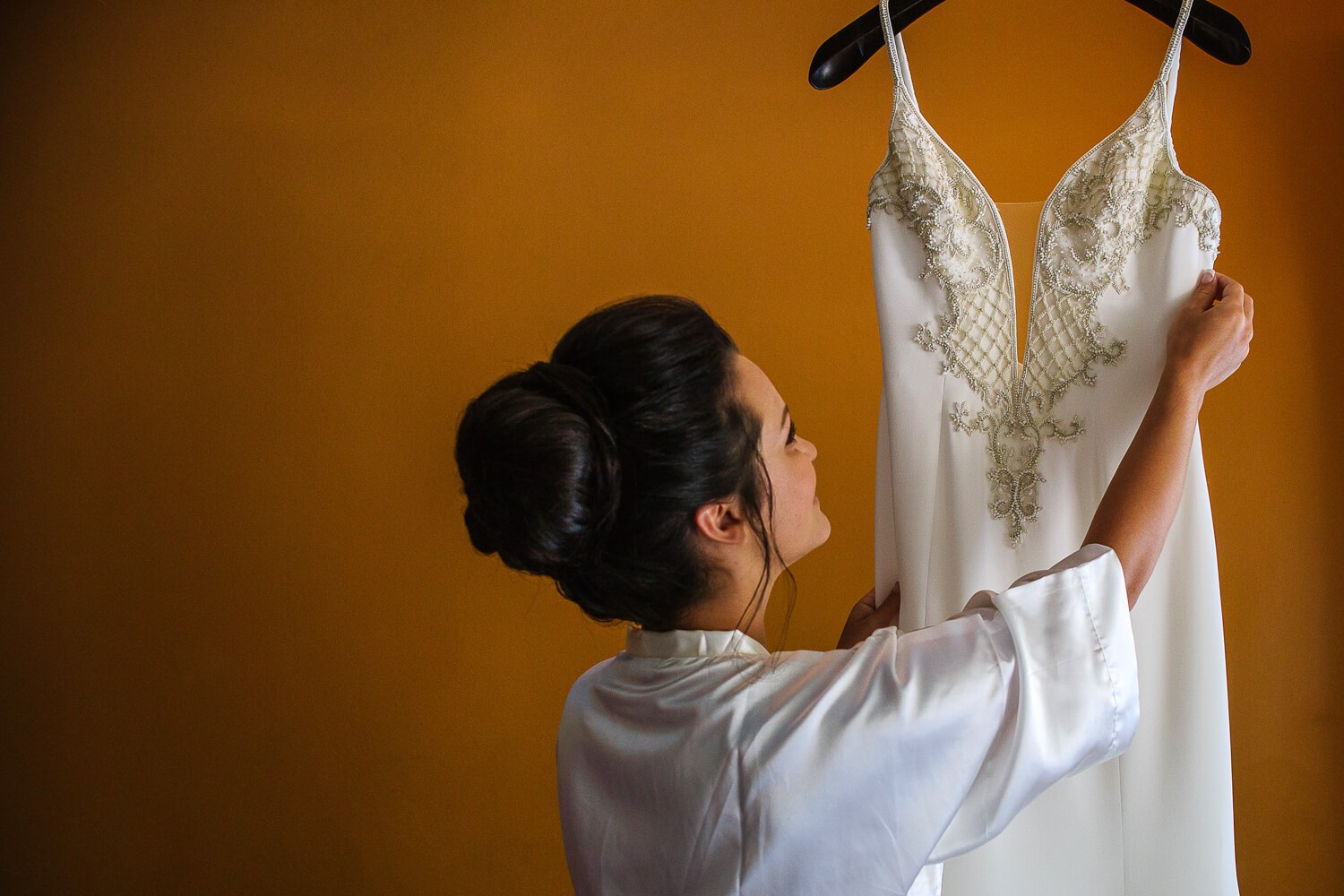 Bride and groom at Riviera Maya.