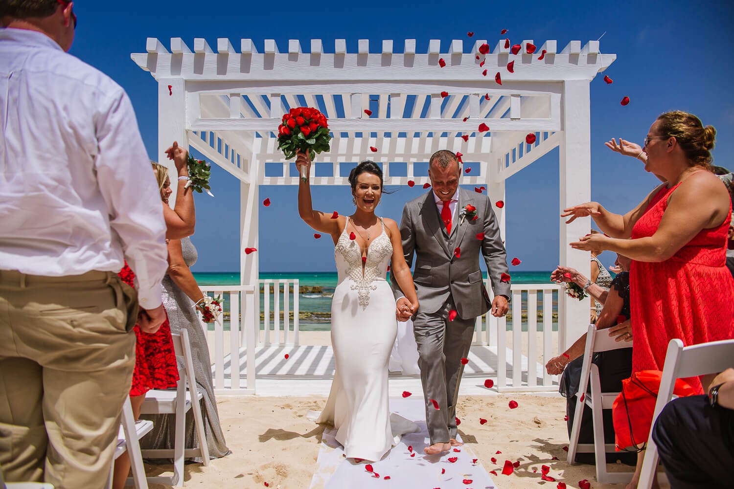 Wedding ceremony at Riviera Maya.