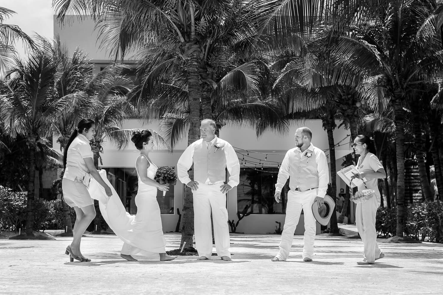 Wedding ceremony at Riviera Maya.