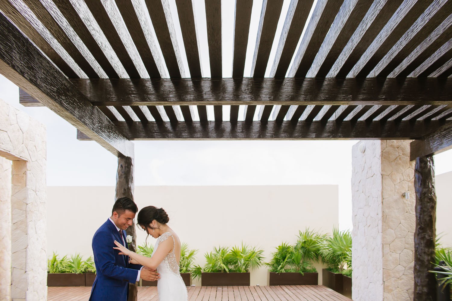 Destination wedding at Royalton Cancun.