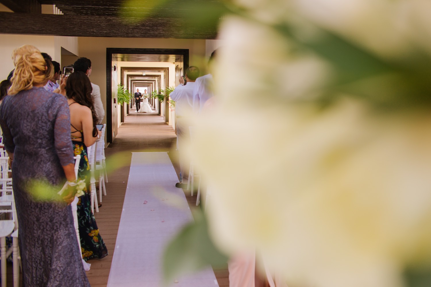 Wedding ceremony at Royalton Cancun.
