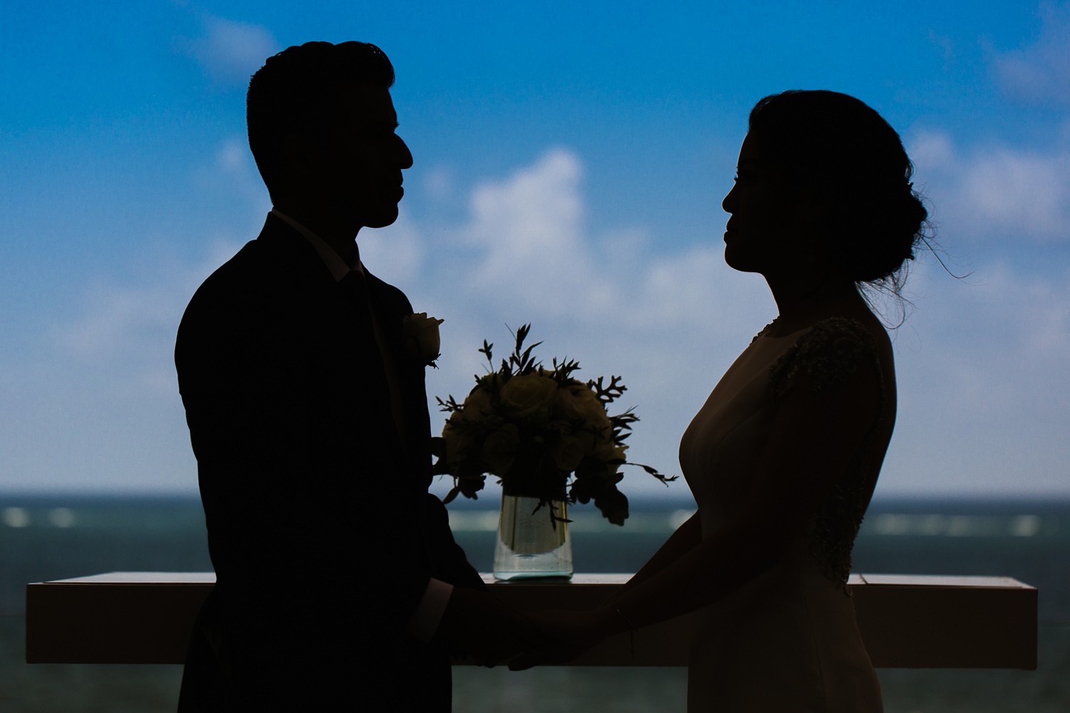 Wedding reception at Royalton Cancun.