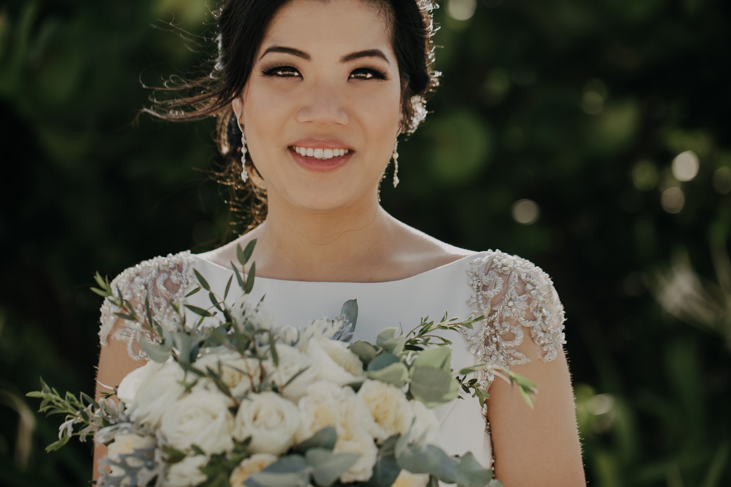 Bridal portrait at Royalton Cancun.