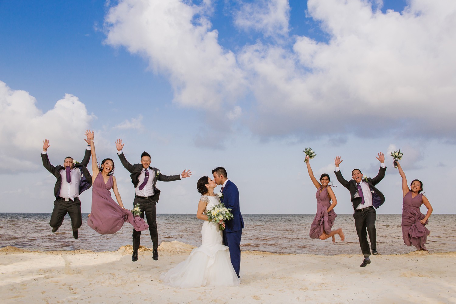 Wedding reception at Royalton Cancun.