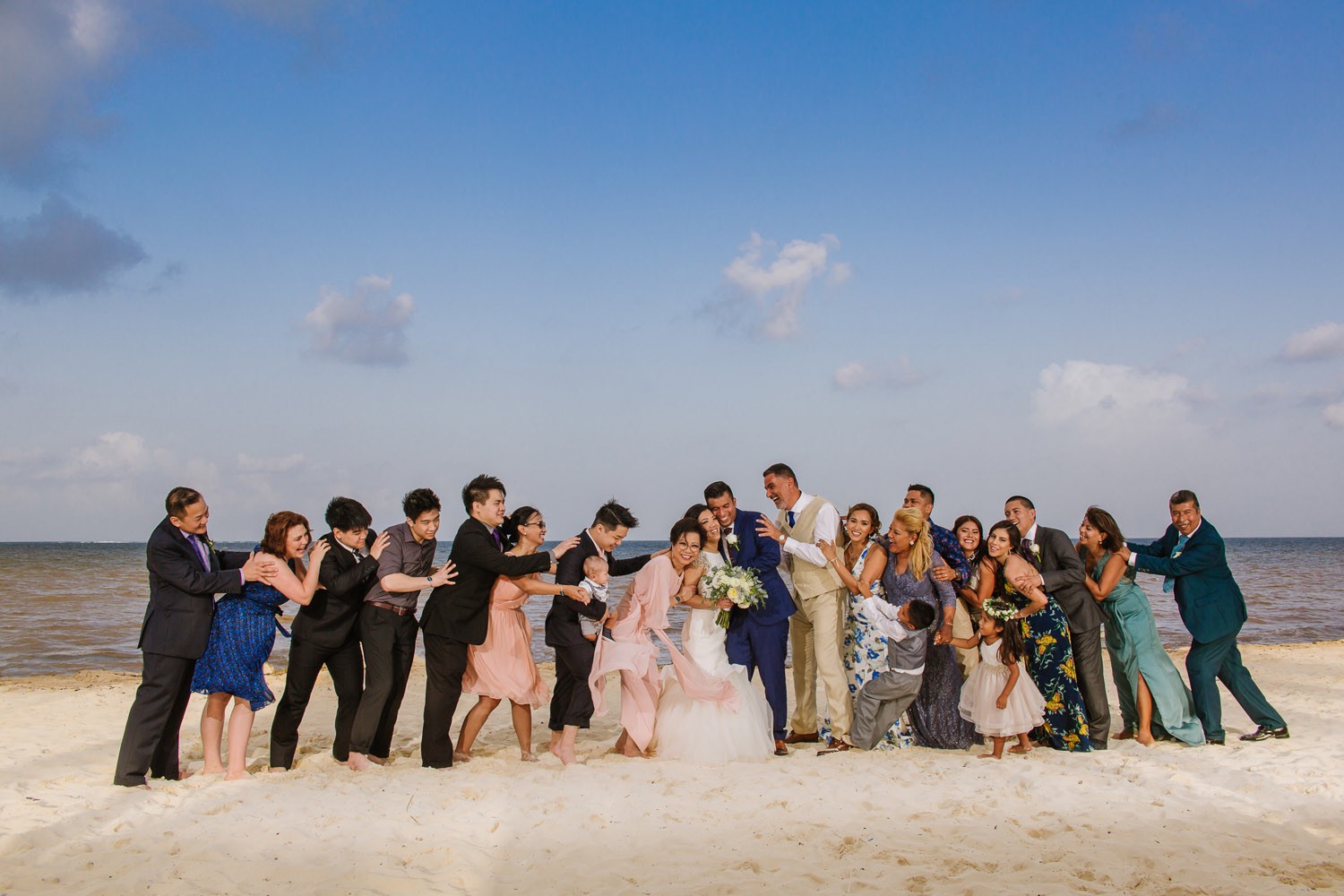 Bridal portrait at Royalton Cancun.