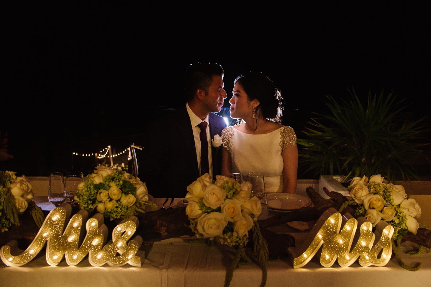 Wedding reception at Royalton Cancun.