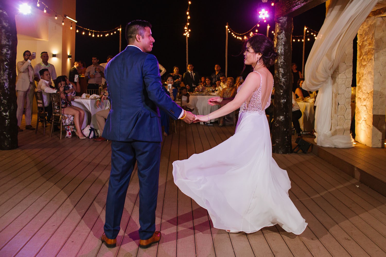 Destination wedding at Royalton Cancun.