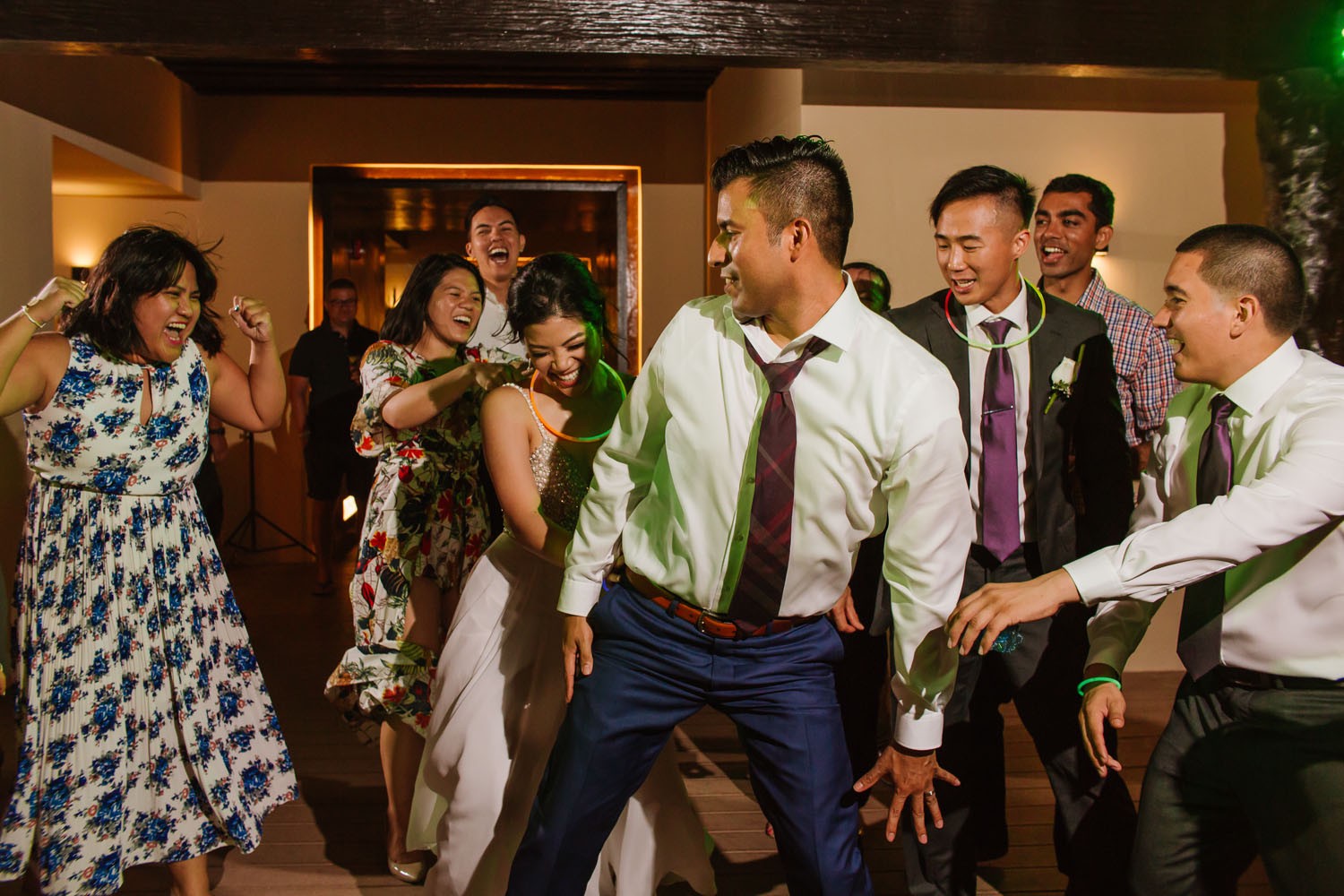 Wedding reception at Royalton Cancun.