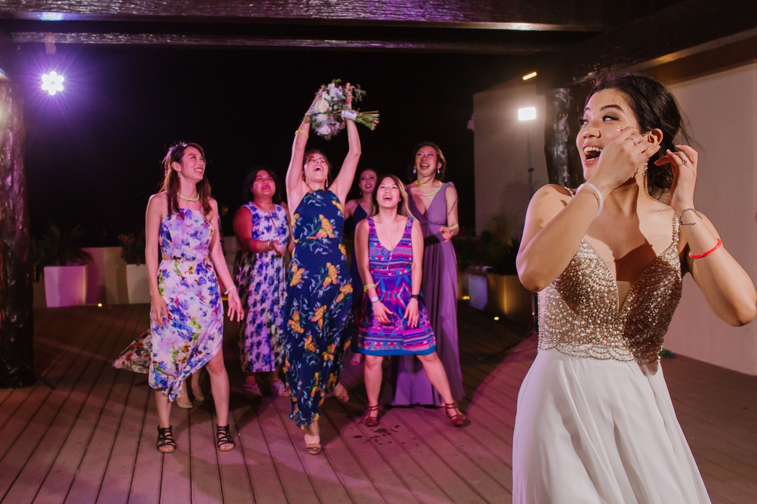 Wedding photos at Royalton Cancun.