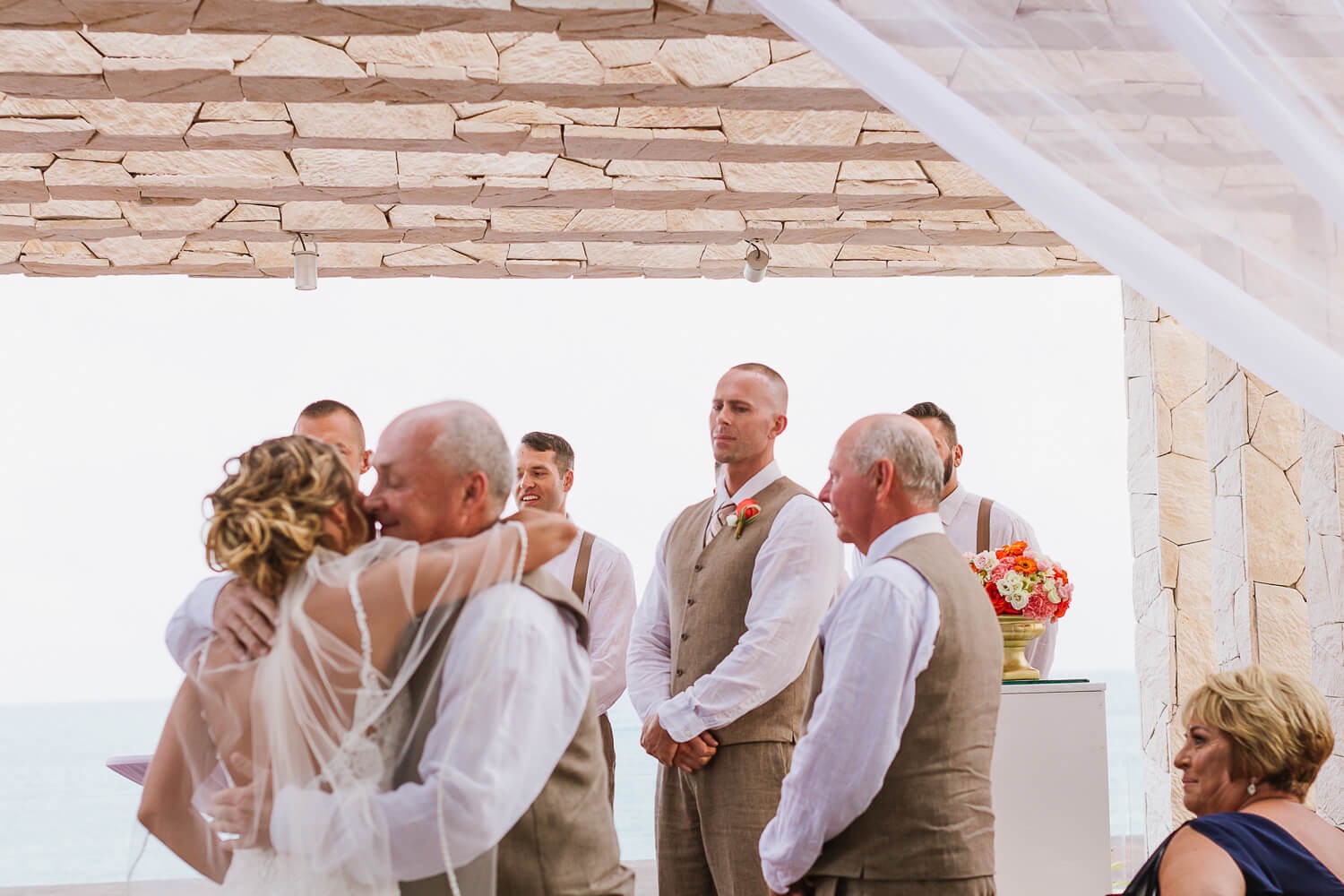 Wedding ceremony at Royalton Riviera Cancun.