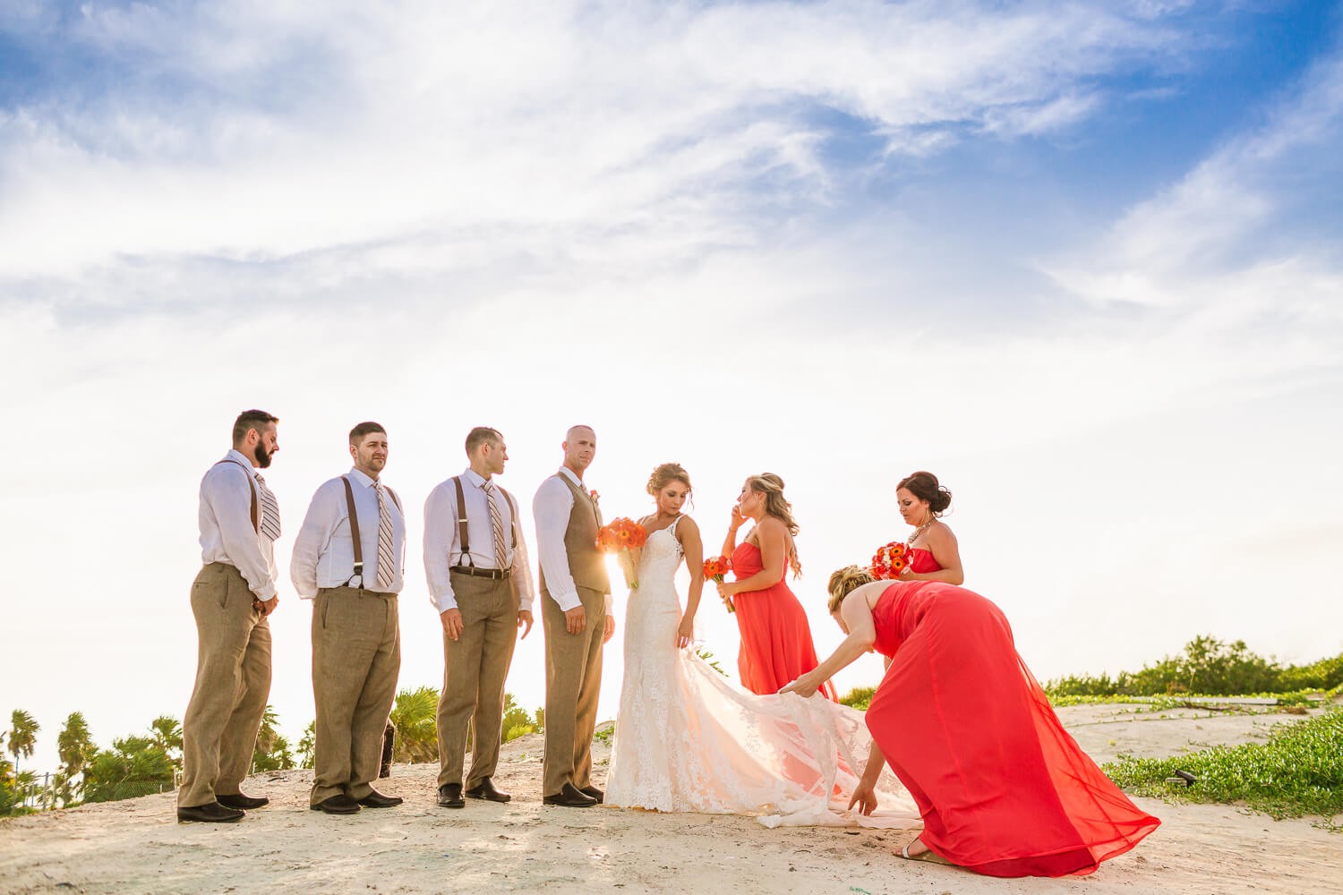 Wedding reception at Royalton Riviera Cancun.