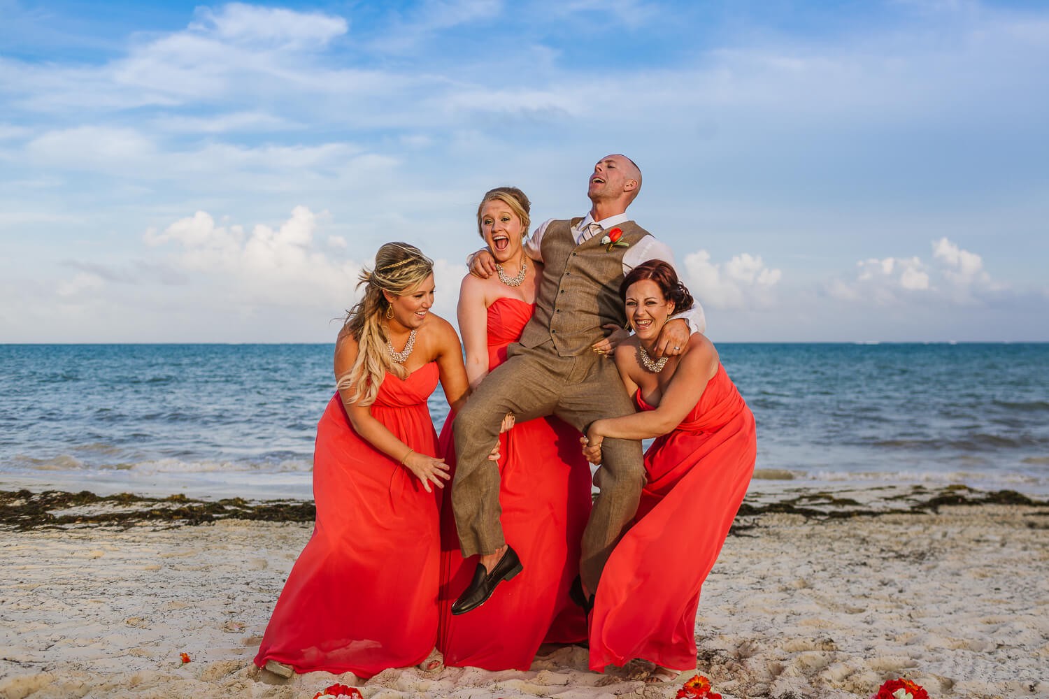 Wedding reception at Royalton Riviera Cancun.