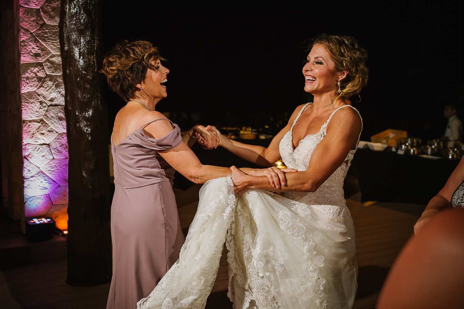 Bride getting ready at Royalton Riviera Cancun.