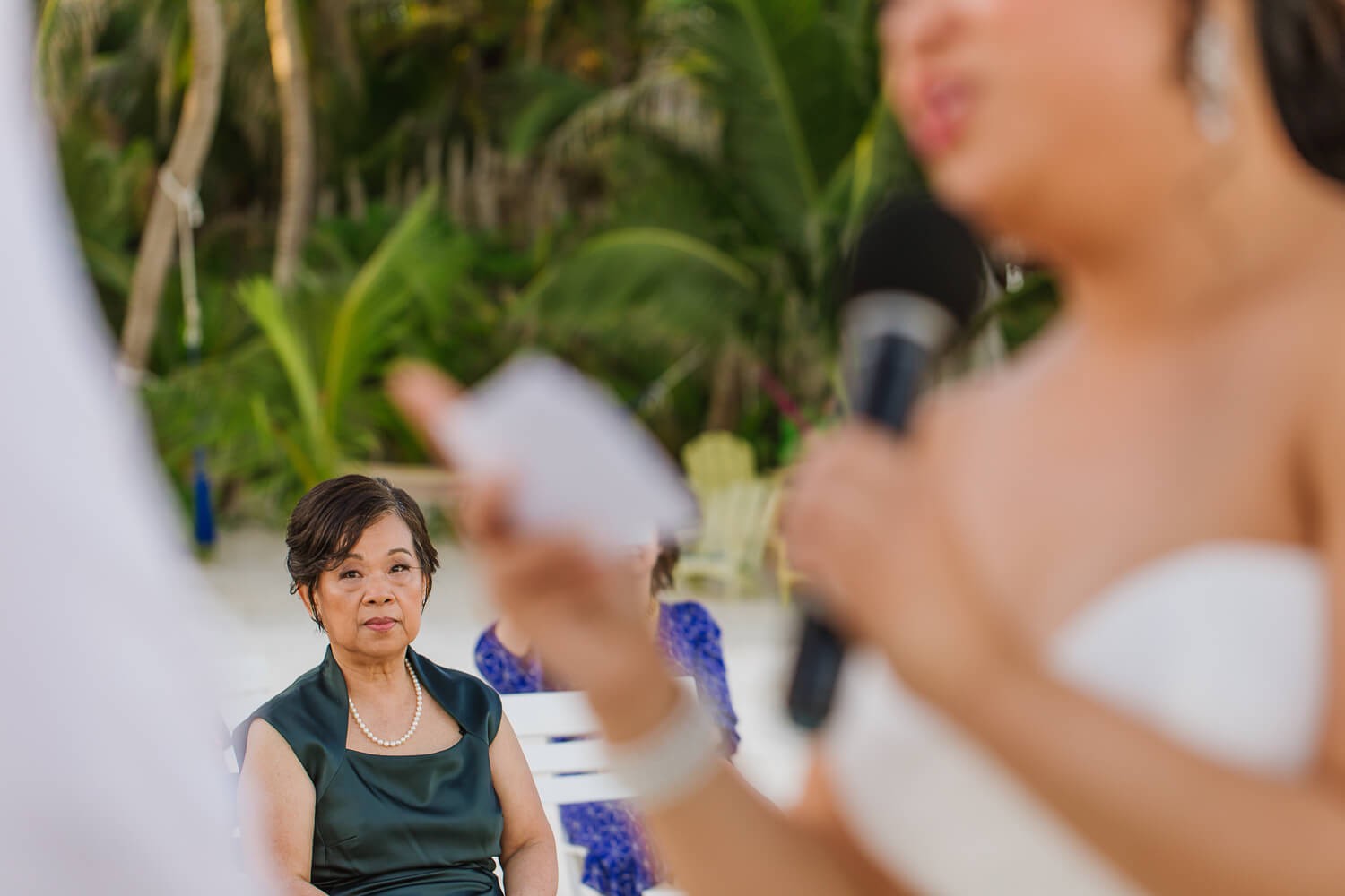 Bride getting ready at Tulum Bride getting ready at Tulum.