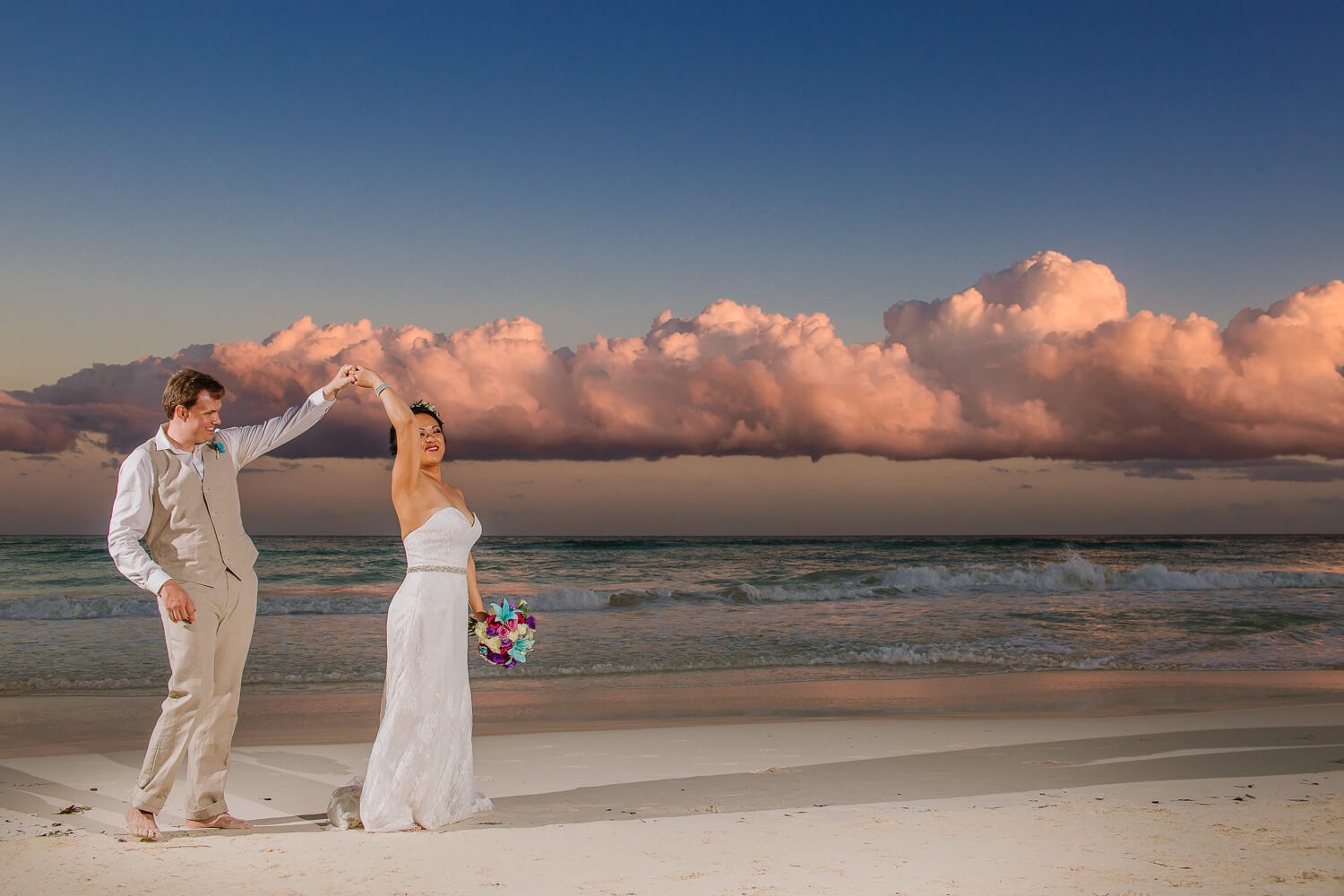 Wedding photos at Tulum Wedding photos at Tulum.