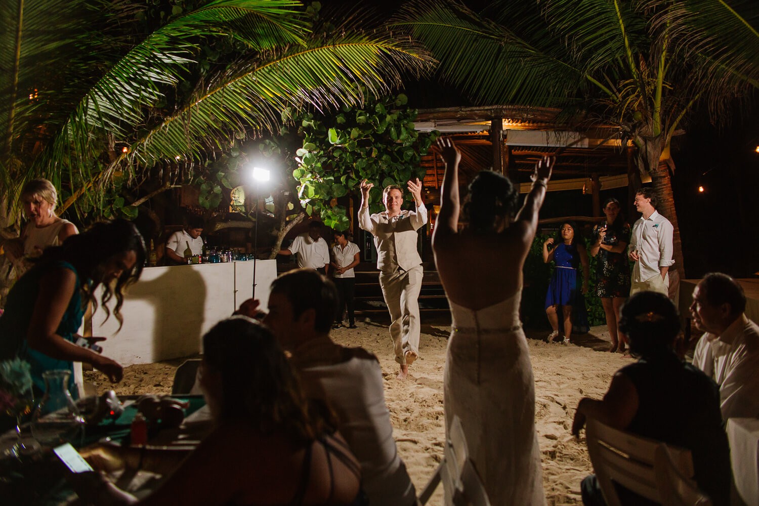 Bride getting ready at Tulum Bride getting ready at Tulum.