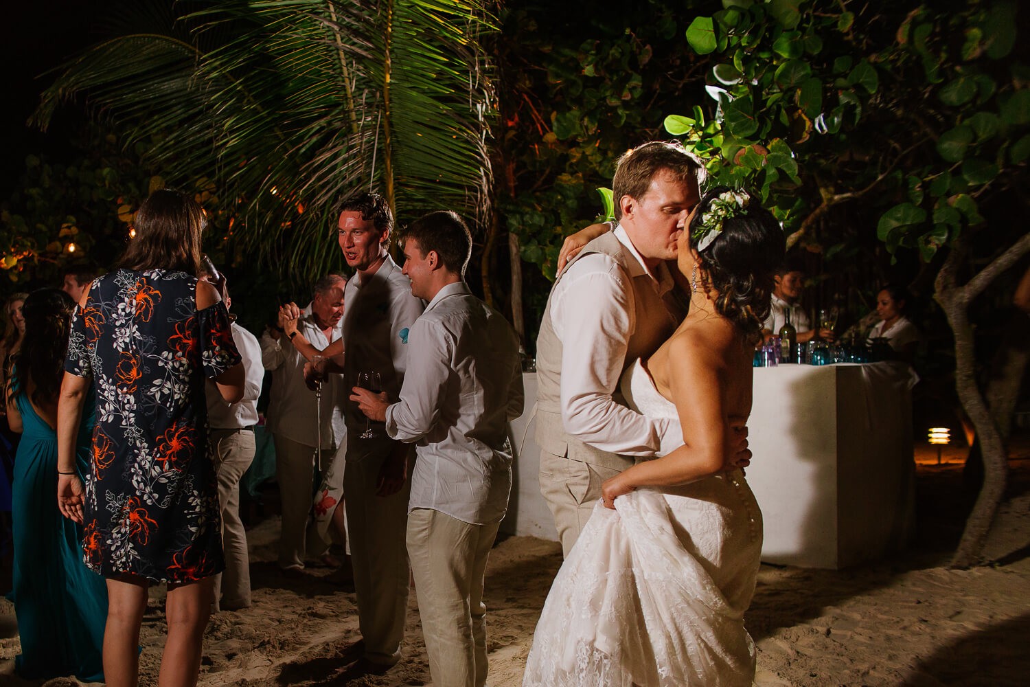 Wedding ceremony at Tulum Wedding ceremony at Tulum.