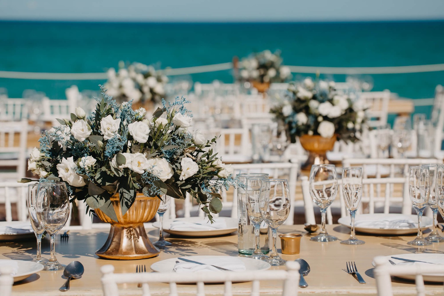Bridal portrait at Villa Isla Blanca.