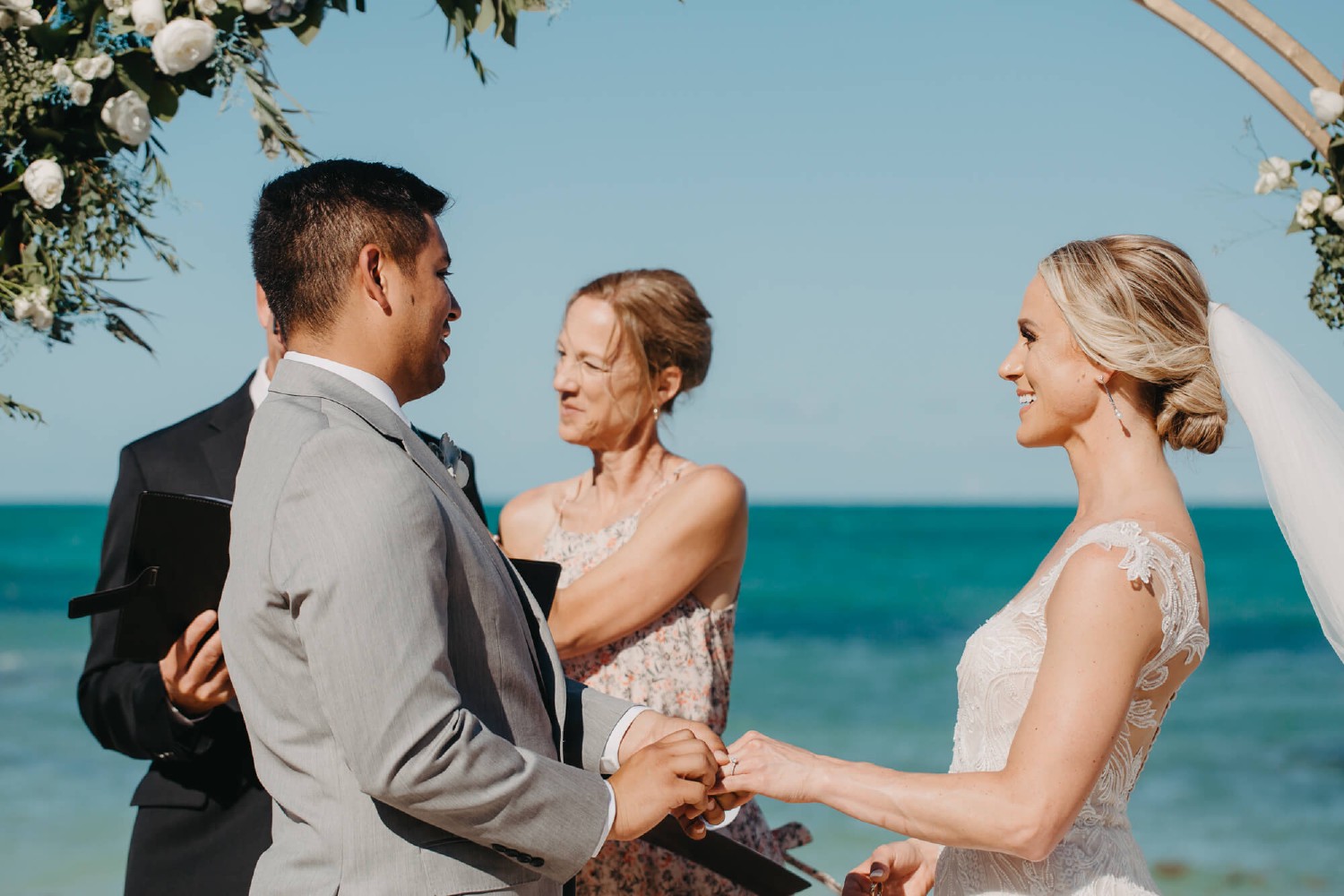 Destination wedding at Villa Isla Blanca.