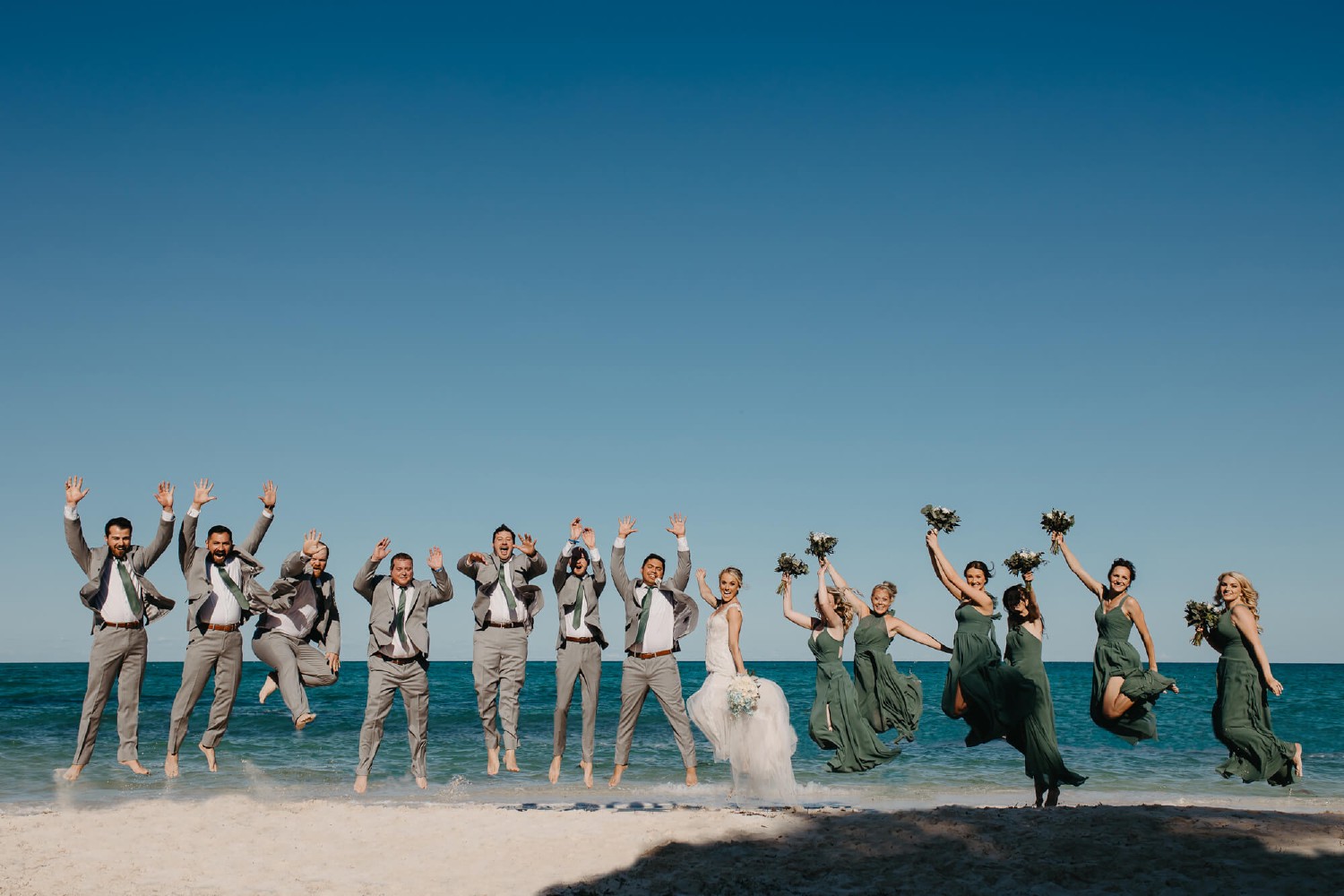 Bridal portrait at Villa Isla Blanca.