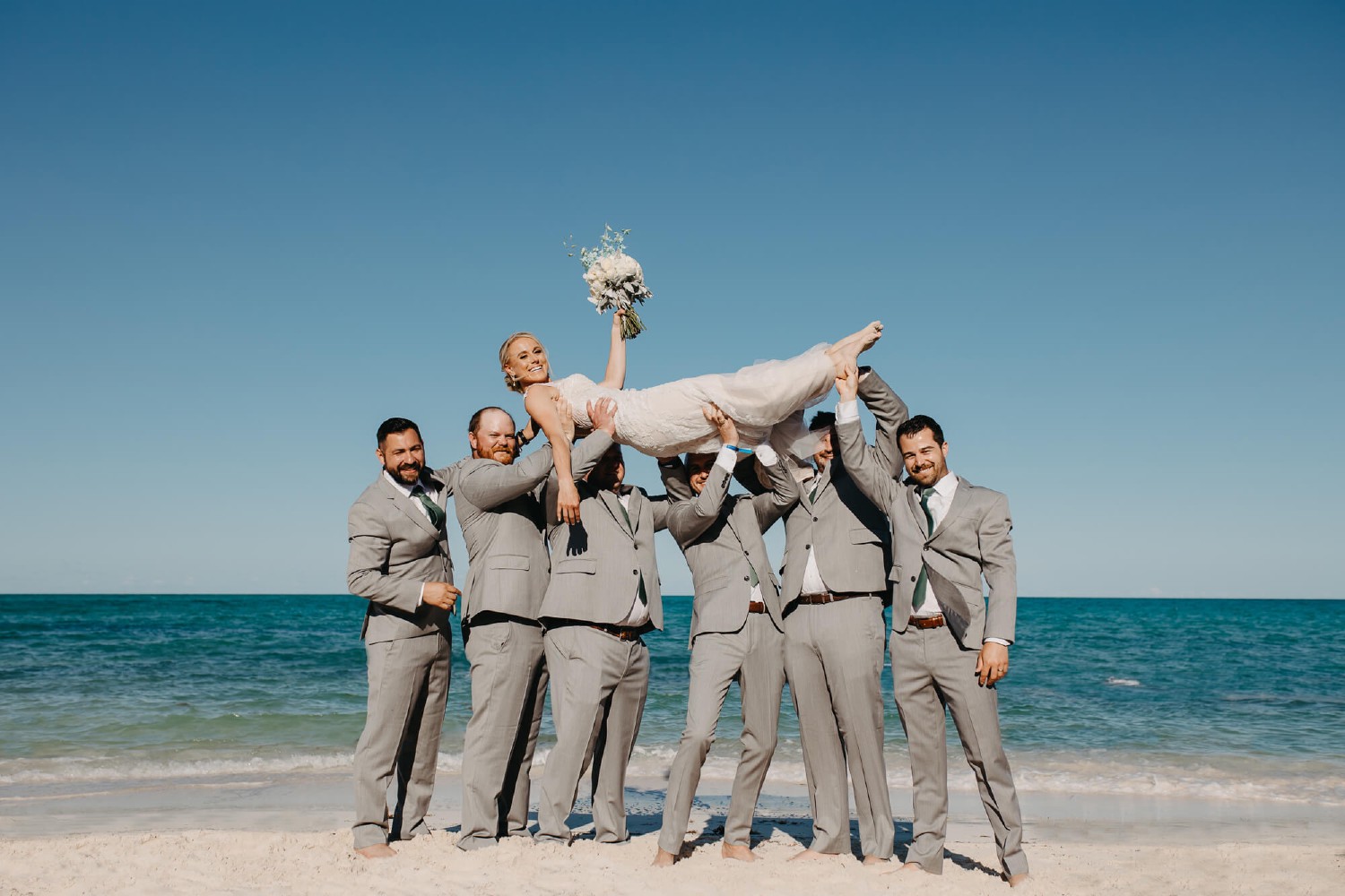 Destination wedding at Villa Isla Blanca.
