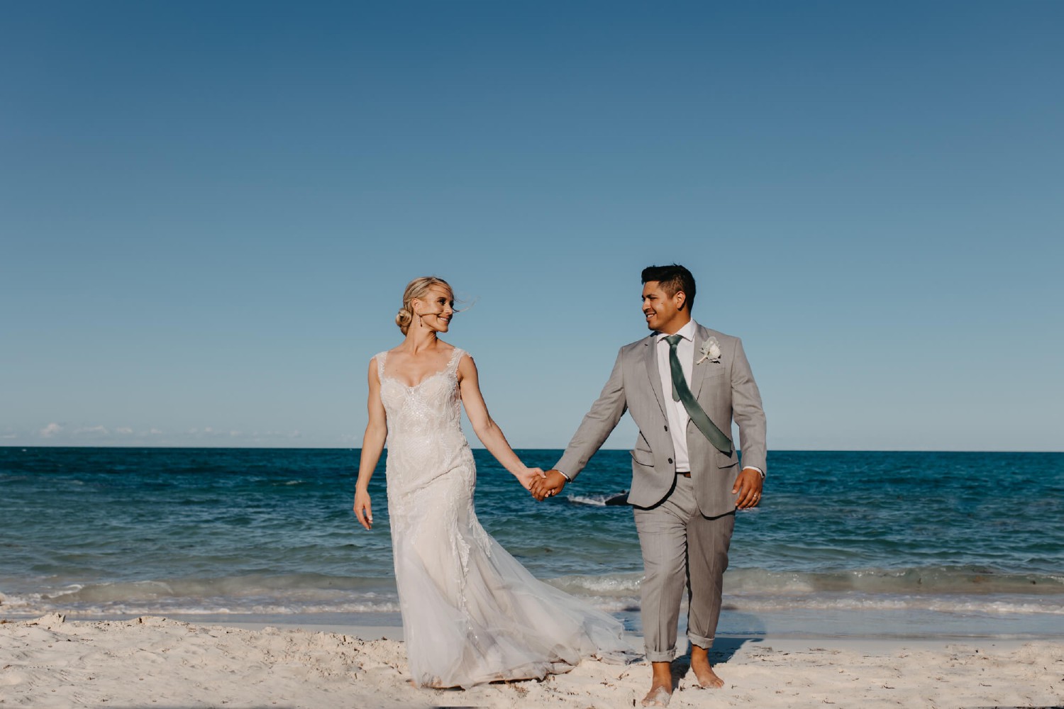 Wedding reception at Villa Isla Blanca.