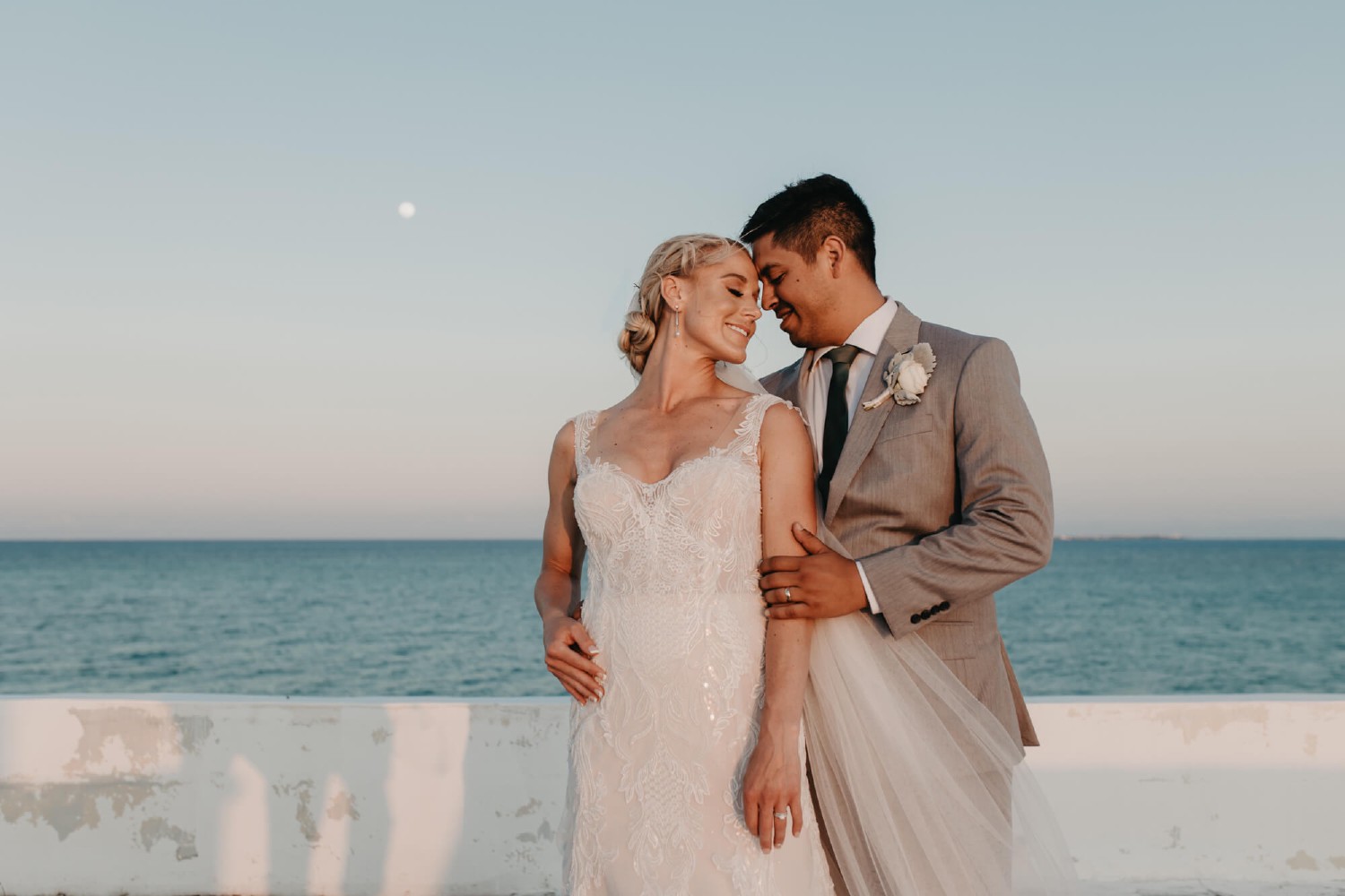 Destination wedding at Villa Isla Blanca.