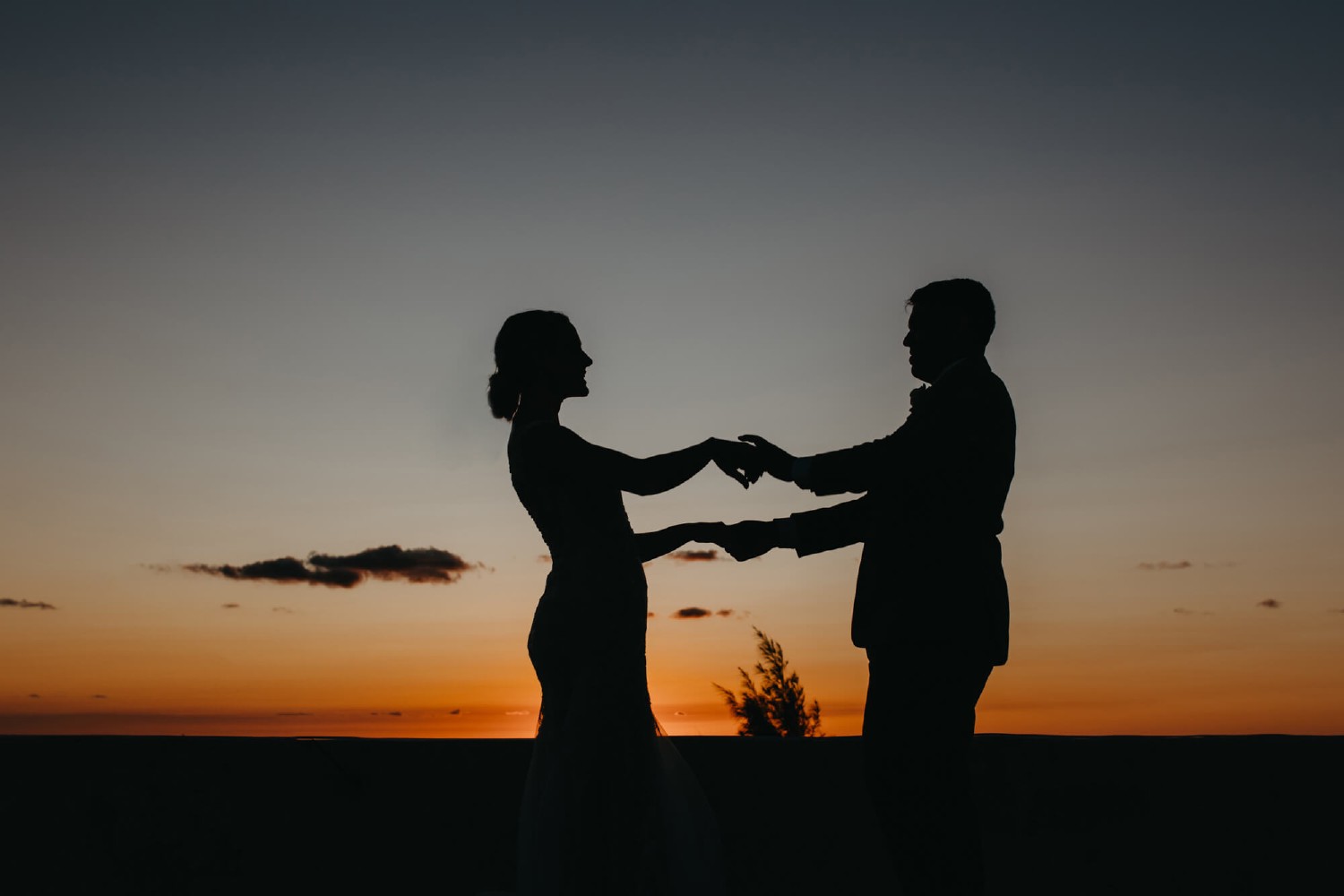 Wedding reception at Villa Isla Blanca.