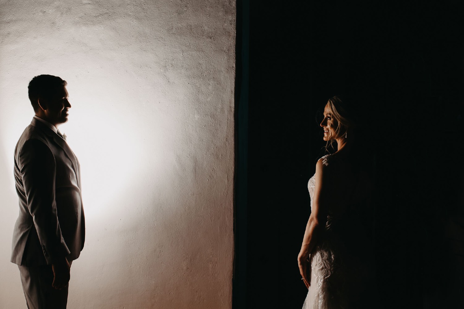 Bride getting ready at Villa Isla Blanca.