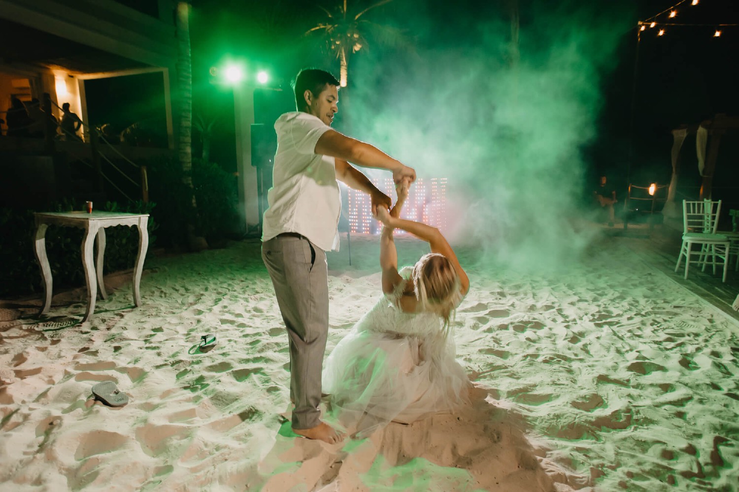 Destination wedding at Villa Isla Blanca.