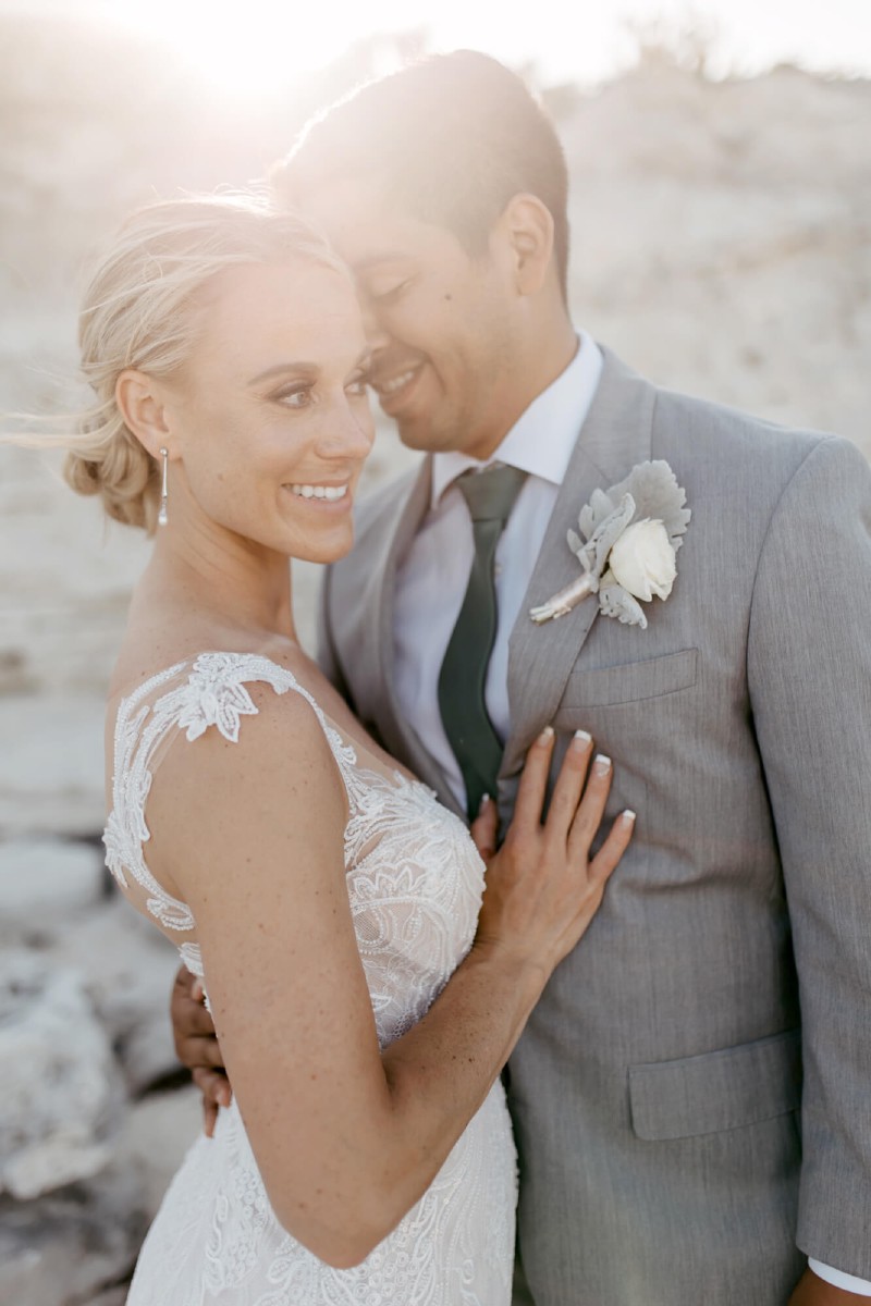 Bride portrait at Villa Isla Blanca.