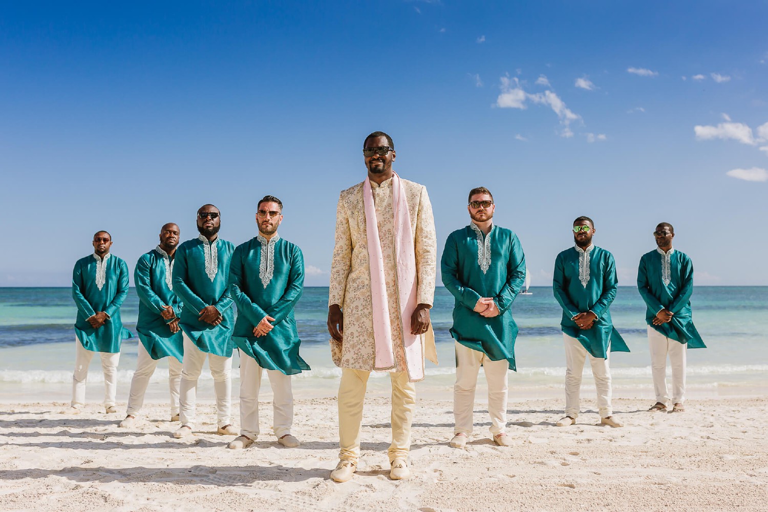 Destination wedding at Dreams Tulum.