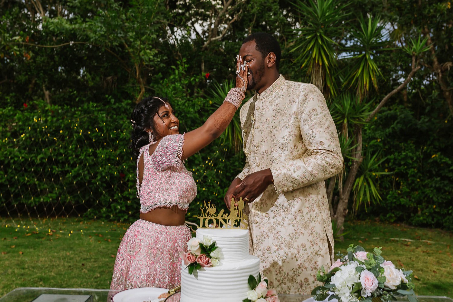 Destination wedding at Dreams Tulum.