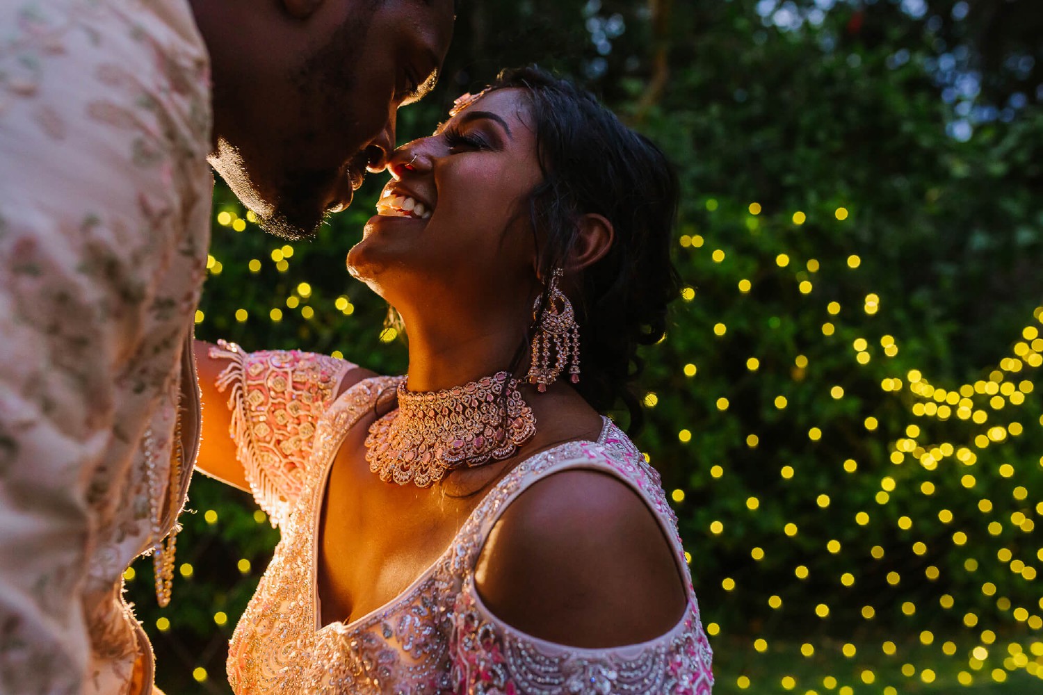 Wedding photos at Dreams Tulum.