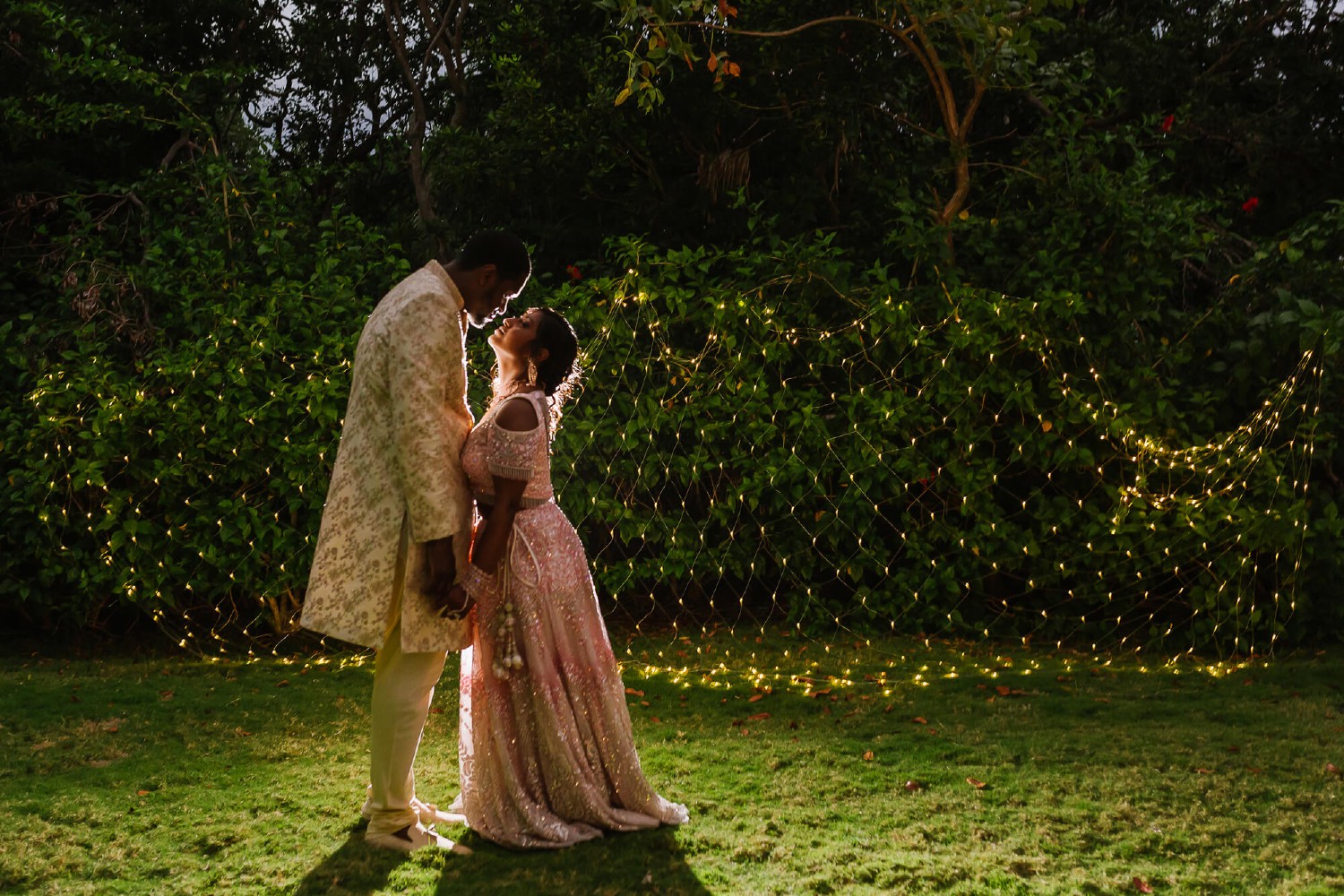 Wedding reception at Dreams Tulum.