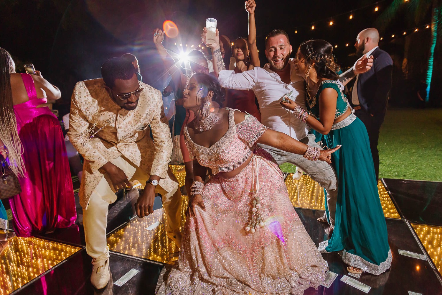Destination wedding at Dreams Tulum.