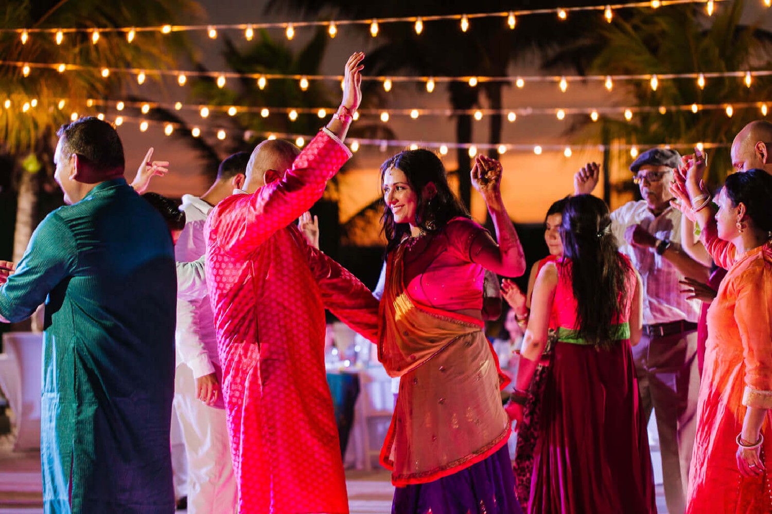 Wedding reception at Moon Palace.