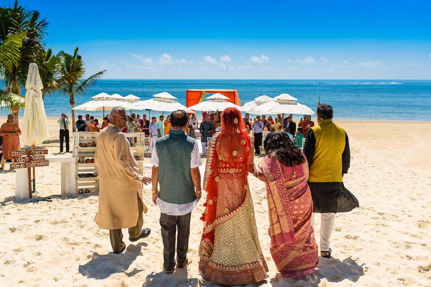 Destination wedding at Moon Palace.