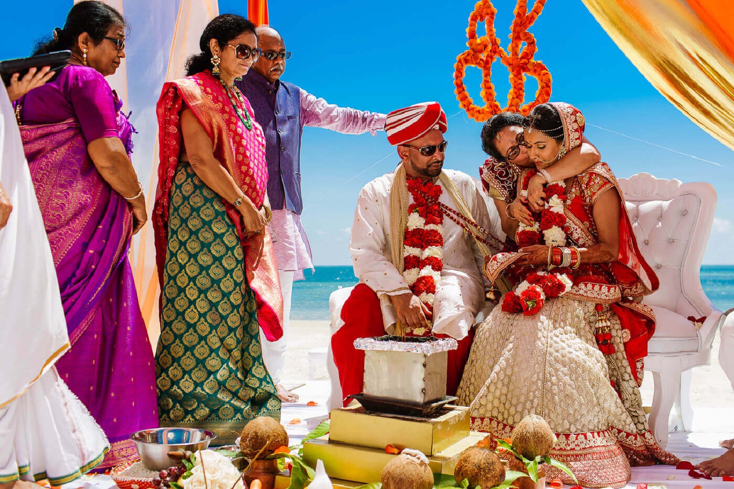 Wedding photos at Moon Palace.