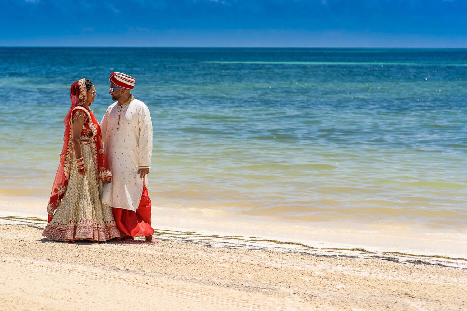 Wedding ceremony at Moon Palace.